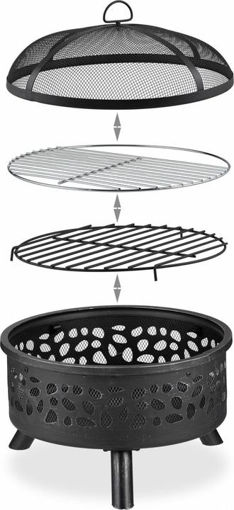 Image du produit Relaxdays Étagère de salle de bain (35 x 35 x 110 cm)