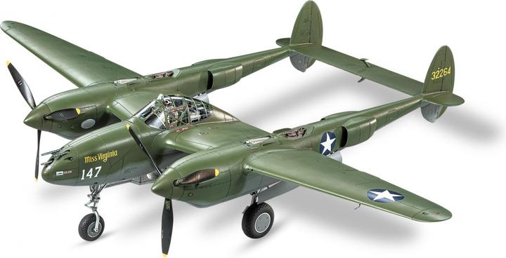 Actual product image Tamiya 1/48 Lockheed P-38 F/G Lightning