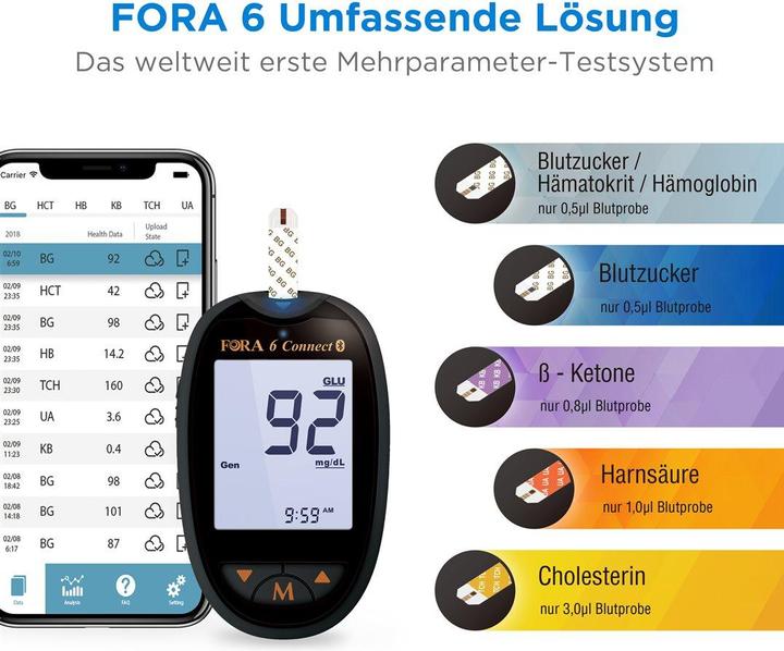 Produktbild Fora Diamond Blutzuckerteststreifen (Teststreifen)