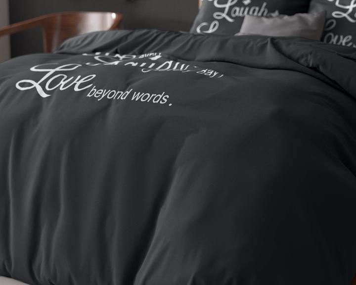 Produktbild Sleeptime Bettbezug Live, laugh and love (Duvetbezug, 240 x 220 cm)