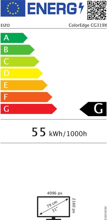 Energie-Label Eizo Cg319x (4096 x 2160 Pixel, 31")