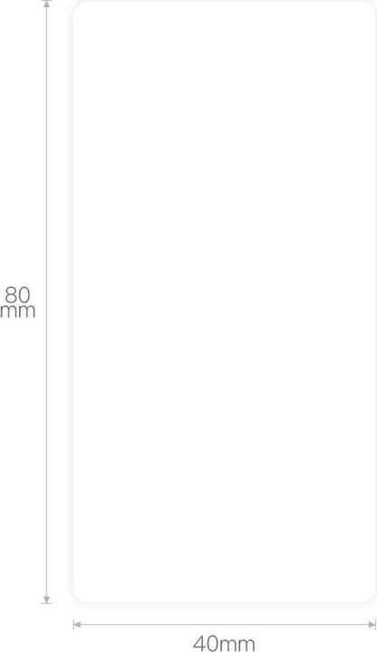 Actual product image Niimbot Etiketten Rolle 40 x 80 mm Weiss 95 St