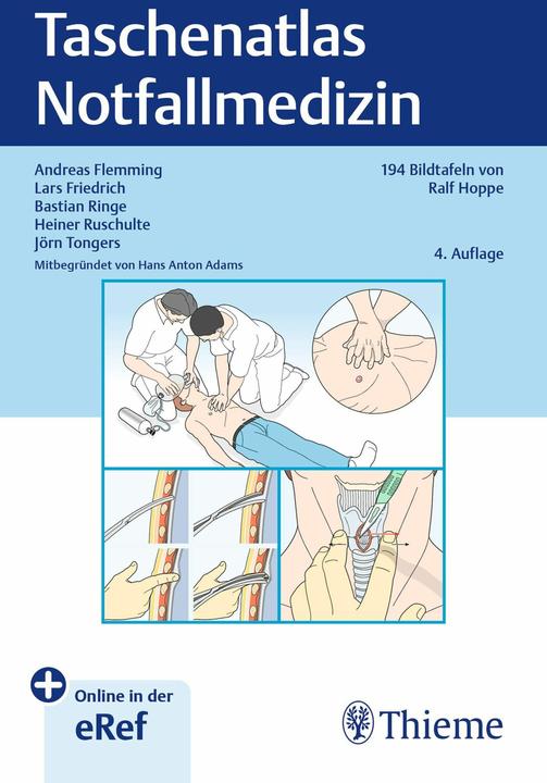 Produktbild Taschenatlas Notfallmedizin (Deutsch, Lars Friedrich, Andreas Flemming, Heiner Ruschulte, Jörn Tongers, Bastian Ringe, 2024)