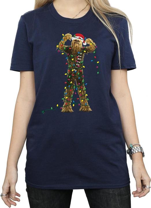 Image du produit Star Wars - T-shirt CHEWBACCA CHRISTMAS LIGHTS - Femme (L)