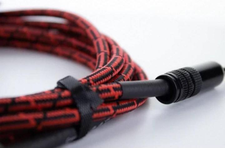 Immagine prodotto Cordial EI 3 PR-TWEED-RD Instrumenten Anschlusskabel (1x Klinkenstecker 6.3 mm ( (3 m, 2,5 mm)
