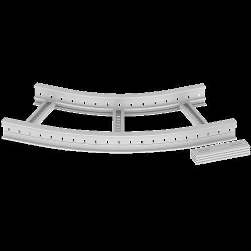 Immagine prodotto Unex 67417-04 Gomito piatto 45 85x400 R600 in U23X RAL7035