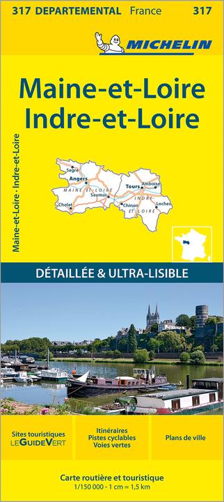 Immagine prodotto Michelin MichelinMaine-et-Loire,Indre-et-Loire/Valle della Loira occidentale-Anjou
