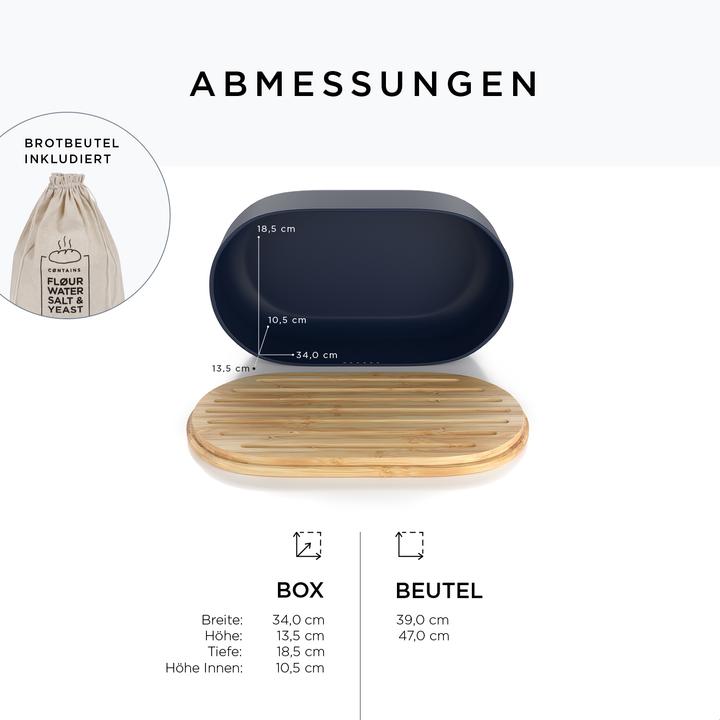 Produktbild Lars Nysøm Brotbox mit Brotsack