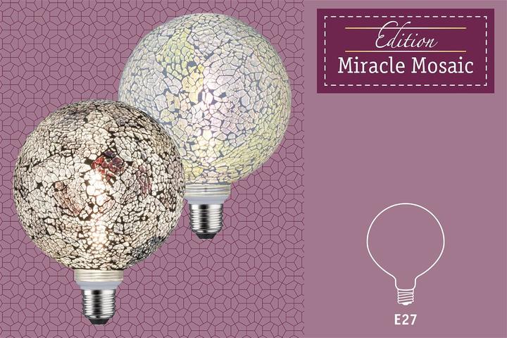 Actual product image Paulmann Globe Miracle Mosaic (E27, 5 W, 470 lm, 1 x, F)