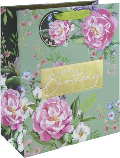 Immagine prodotto Eurowrap Floreale Buon Compleanno Sacchetto Regalo Misura Confezione 6 (Pellicola da regalo, 6 x)
