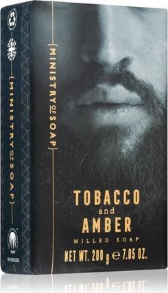 The Somerset Toiletry Company The Somerset Toiletry Co. Woodsman Soaps sapone solido per uomo Tobacco & Amber 200 g (Hard soap)