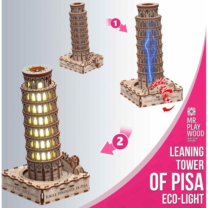 Actual product image Mr Playwood : Leaning Tower of Pisa - Ecolight