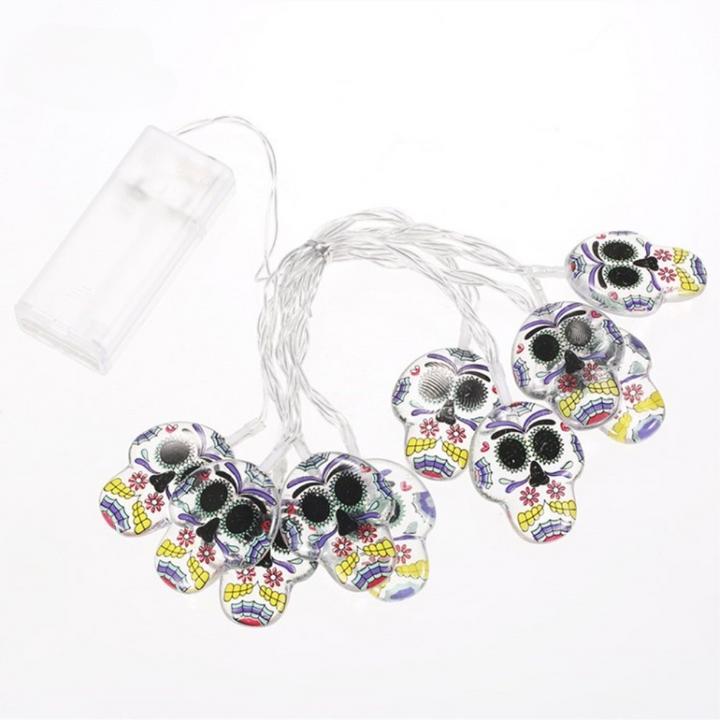 Immagine prodotto Cover-Discount Teschi LED con luci fiabesche di Halloween (1.50 m)