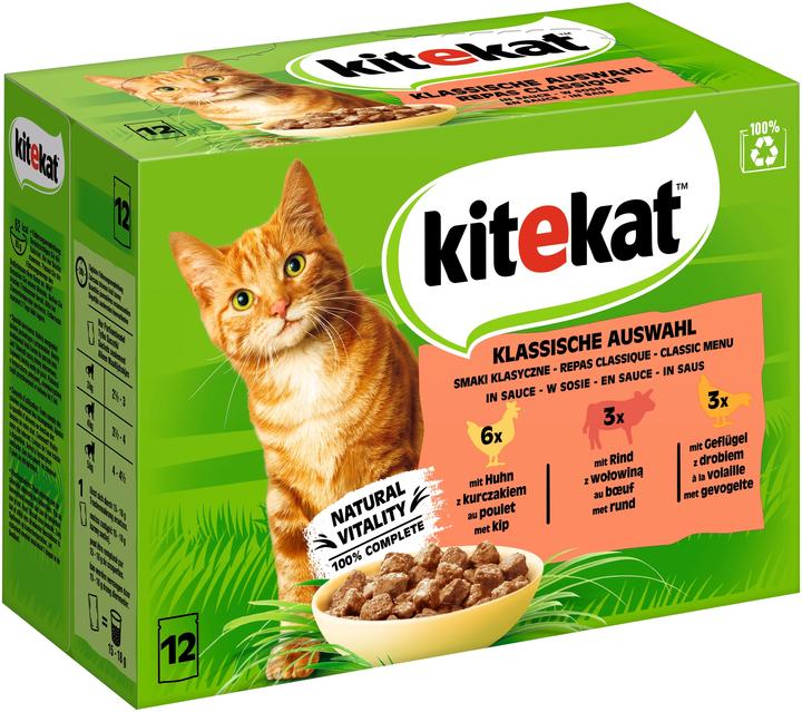 Produktbild Kitekat Mp Klass.Auswahlsauce (12 Stk., 1020 g)