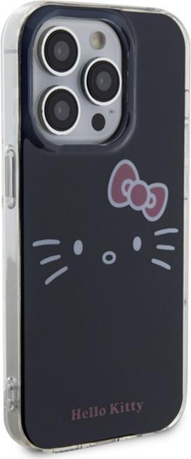 Produktbild Hello Kitty HKHCP15LHKHLK iPhone 15 Pro 6.1" czarny/black hardcase IML Kitty Face (Apple iPhone 15 Pro)