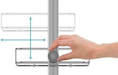 Produktbild Simplehuman Tür-Duschcaddy (16.5 x 34 x 85 cm)