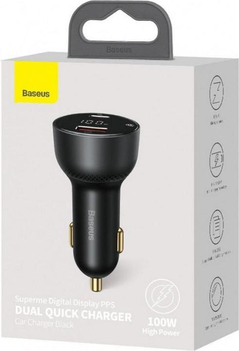 Actual product image Baseus Supreme Car Charger