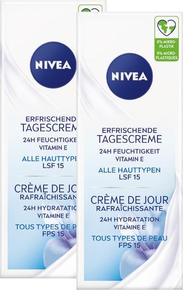 NIVEA Erfrischende Tagescreme LSF 15 DUO