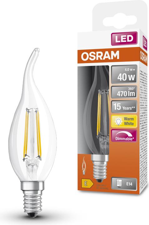 Actual product image Osram Superstar Classic B (E14, 40 W, 470 lm, 1 x, E)