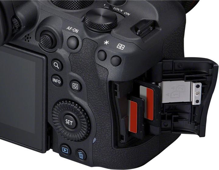 Produktbild Canon EOS R6 Mark II mit RF24-105 F4 L IS USM (24 - 105 mm, 24.20 Mpx, Vollformat)