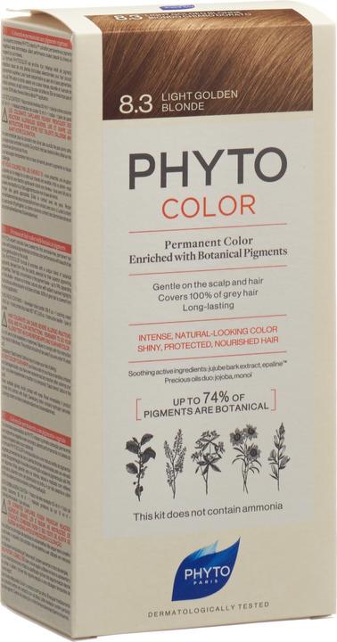 Phyto Phytocolor 8 3 Blond Cleansing D. (8.3 Light Golden Blonde)