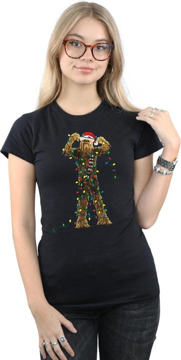 Produktbild Star Wars Chewbacca Christmas Lights TShirt (XXL)