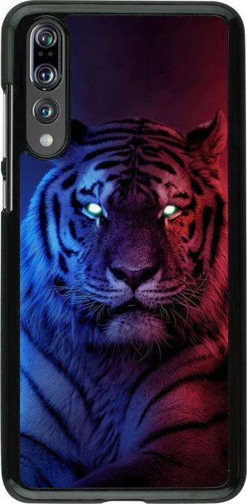 Produktbild PhoneLook Hülle Tiger Blue Red (Huawei P20 Pro)