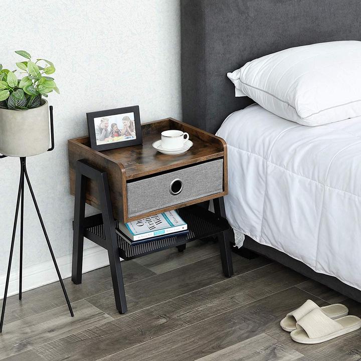 Image du produit Vasagle Industrial Side Table (35 x 46 x 53 cm)
