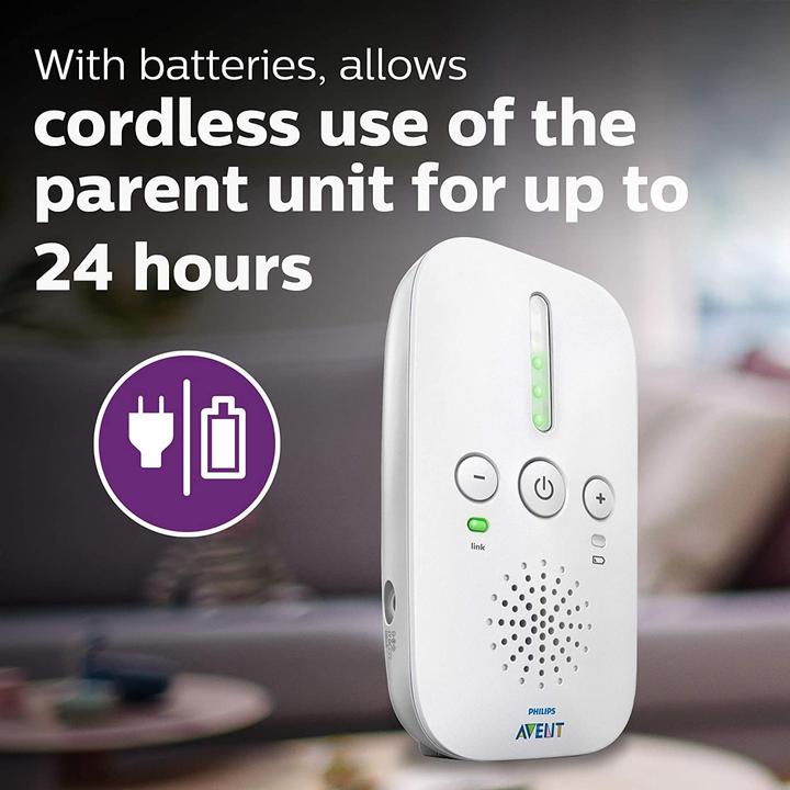 Productafbeelding Philips Avent Smart Eco Dect SCD501 (Babyfoon Audio, 300 m)