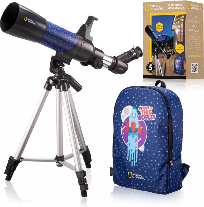National Geographic Junior Telescoop - 70/400 - App met Zoekfunctie