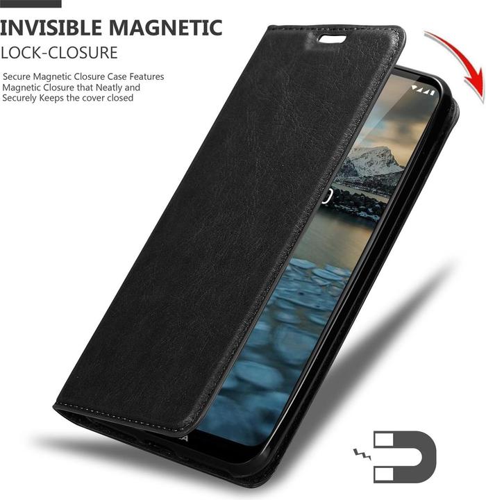 Produktbild Cadorabo Book Invisible Magnet Cover (Nokia 2.4)