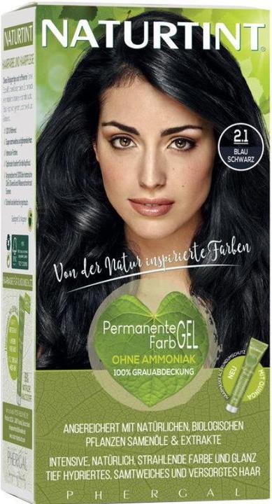 Naturtint Permanentes Haarfarbegel 2.1 Blau Schwarz ohne Ammoniak (2.1 Blau Schwarz ohne Ammoniak)