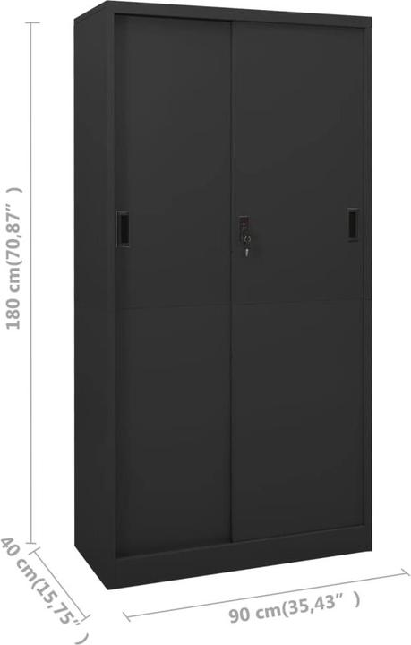 Actual product image VidaXL Yanic (90 x 40 x 180 cm)