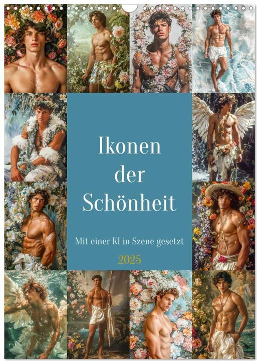 Image du produit Ikonen der Schönheit (Wandkalender 2025 DIN A3 hoch), Monatskalender (A3, Allemand)