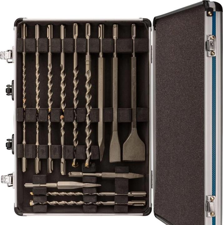 Actual product image Makita Hammer drill set 17 pieces D-42 (12 mm, 14 mm, 5 mm, 6 mm, 8 mm, 10 mm)