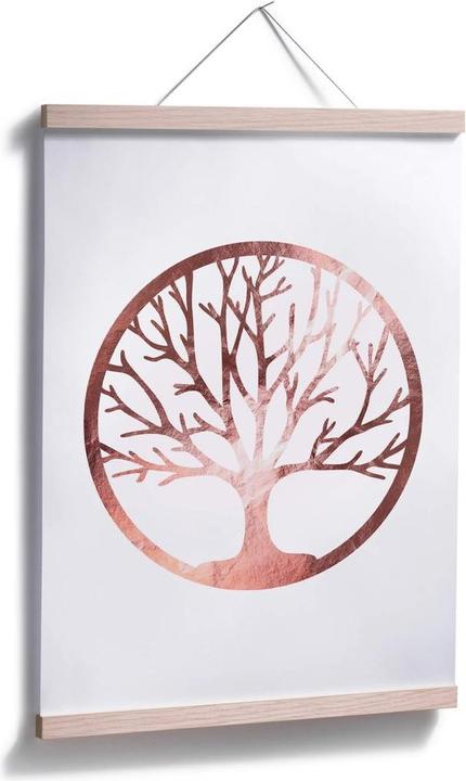 Image du produit Trenddeko Arbre de vie - aspect or rose (24 x 30 cm)