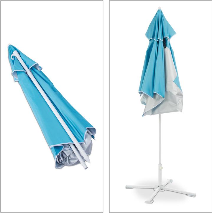 Actual product image Relaxdays Beach shell Umbrella (1.80 m)