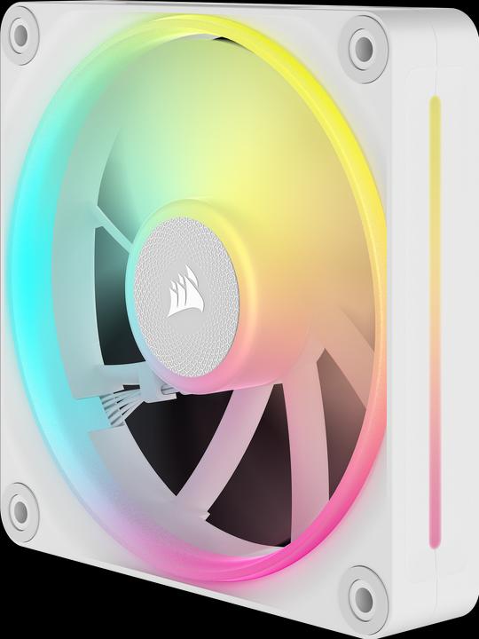 Corsair LX RGB Series, iCUE LINK LX140 RGB White, 140mm RGB Fan, Single Fan (140 mm, 1 x)