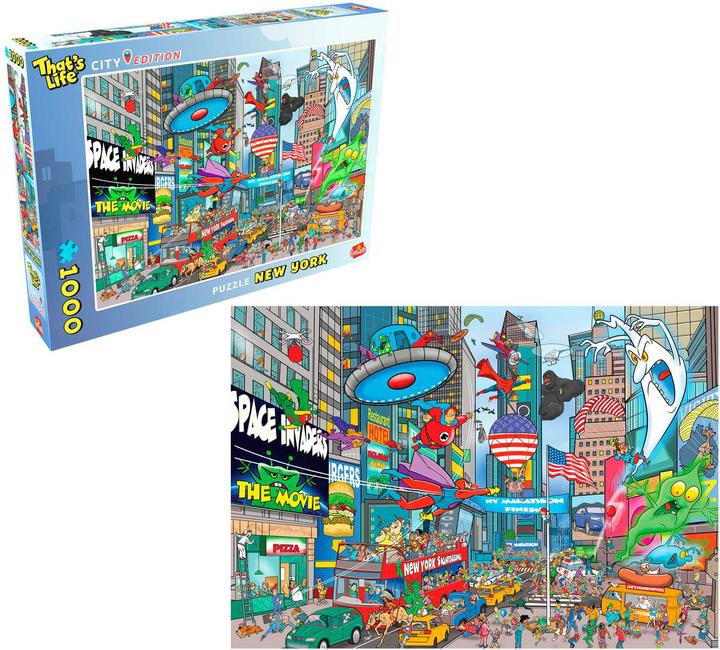 Actual product image Goliath Toys That's Life City Edition Puzzle New York (1000 pieces) (1000 pieces)