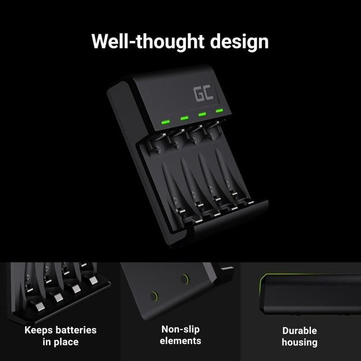 Actual product image GreenCell VitalCharger (GRSETGC01) (4 pcs., AA, 2000 mAh, Rechargeable battery)