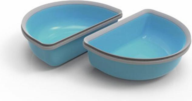SureFeed Set de deux demi-gamelles pour Connect bleu (0.20 l)