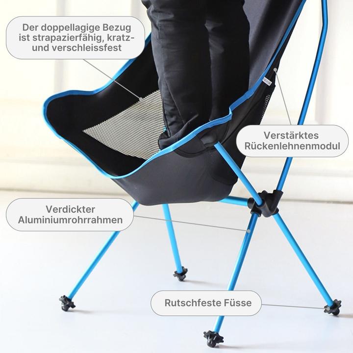 Produktbild Hermex Campingstuhl Strandstuhl Outdoor-Stuhl Klappstuhl