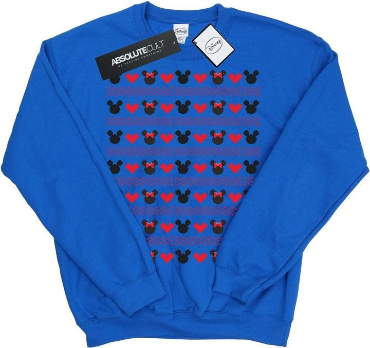 Image du produit Disney - Sweat MICKEY AND MINNIE CHRISTMAS HEARTS - Garçon (128)