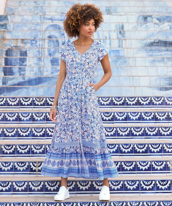 Actual product image Joe Browns Floral Lace Trim Maxi (36)