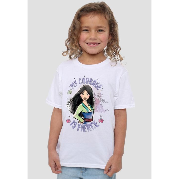 Image du produit Mulan - T-shirt MY COURAGE IS FIERCE - Enfant (140)
