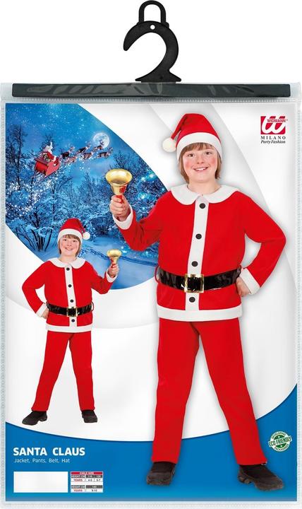 Produktbild Widmann Santa Boy Weihnachtskostüm (116)