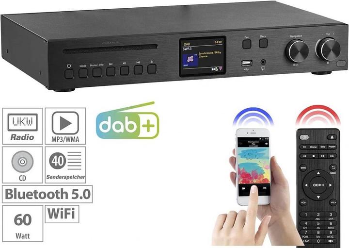 Productafbeelding VR-Radio WLAN Hi-Fi ontvanger met Internet radio (FM, VHF)