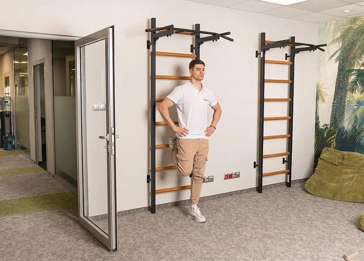 Actual product image BenchK Wall bars 221 with multi pull-up bar