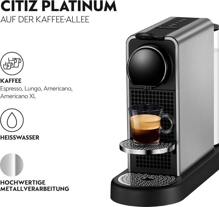 Immagine prodotto Krups Nespresso CitiZ Platinum (NESPRESSO Original, Spina UE)