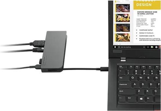 Immagine prodotto Lenovo Travel Hub (USB-C, 8 Porti)